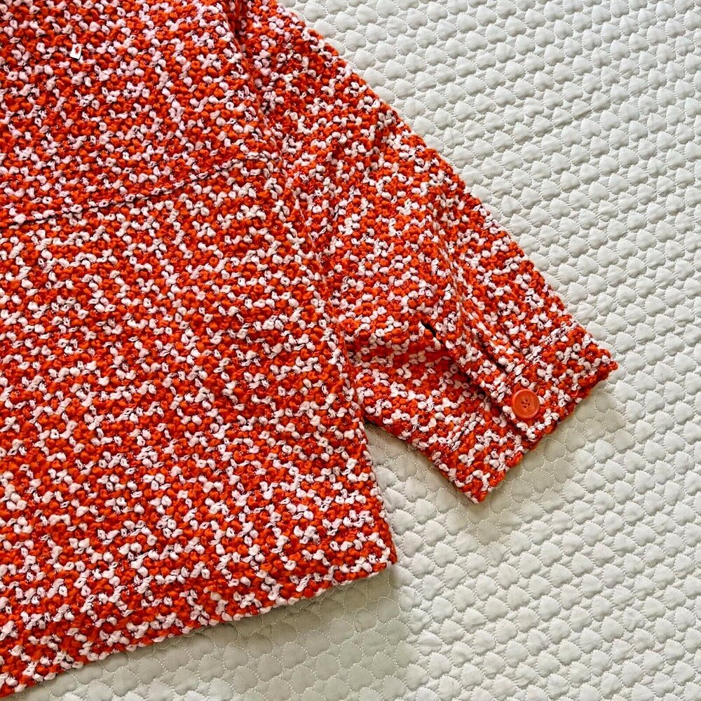 $515 NWOT Essentiel Antwerp Energised Oversized Wool-Blend Tweed Jacket Coat S - Picture 11 of 13